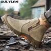 Men Boots Indestructible Shoes Insulation Work Puncture Proof Safety Steel Toe Welder Protective Suitable for Daily Wear and Various Occasions