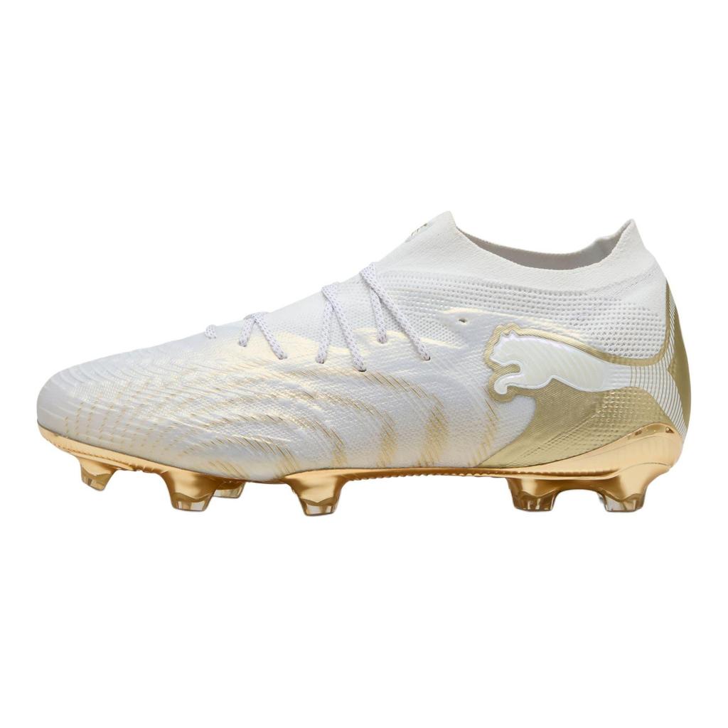 Puma Future 9 Comfortable Soft FG (Rubber Long Stud) Support Soccer Shoes Unisex Soccer Shoes Platinum 108883-04