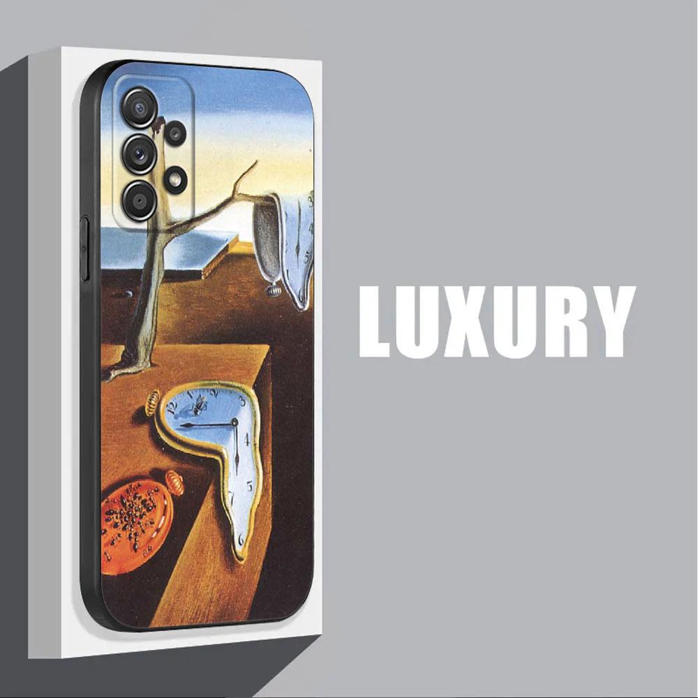 For Samsung Galaxy A56 Case A57 A55 5G A37 A17 A54 A52 A53 A34 A35 A32 A50 A72 A7 Cover Funny Oil Painting Van Gogh Starry Night