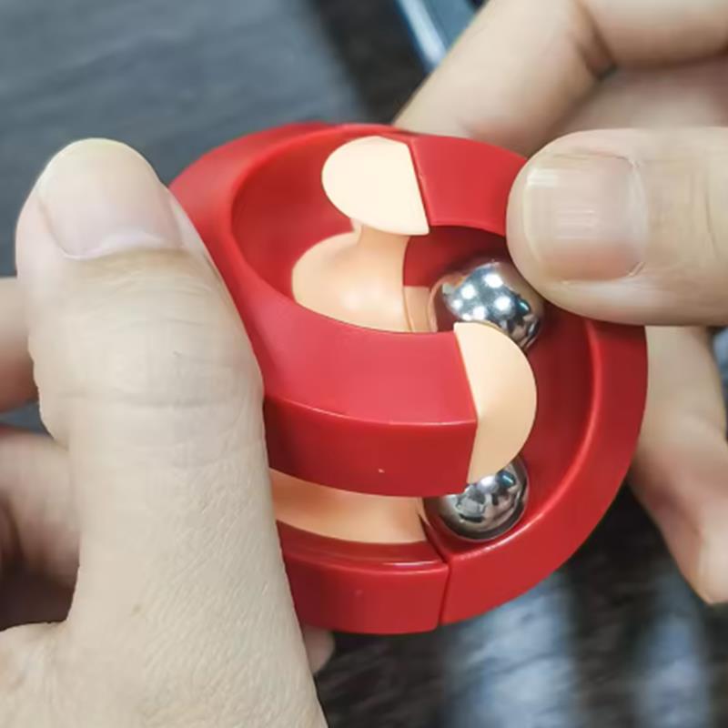3PCS Rotating Orbit Ball Fidget Spinner Infinity Puzzle Cube Novelty Creative ADHD Stress Relieve Toys for Kids Children Adults