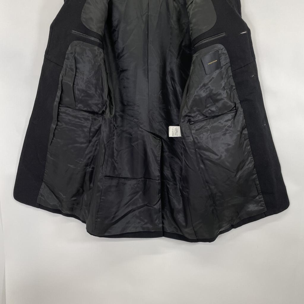 UNDERCOVER Navy N4105 Cotton Blend Layered Coat coat 1 NavyUsed