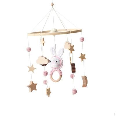 Baby Crib Rattle Wooden Mobile