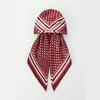 Explosive Women'S Headscarf Satin Versatile Headscarf Polka Dot Printing Ethnic Elastic Silk Scarf