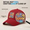 [ Baseball Cap] 2026 Senior Floral Print Adjustable Unisex Lightweight Breathable Sun Protection Casual Outdoor Sports Daily Wear Baseball Hat