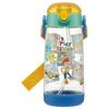 Skater Water Bottle 480ml Disney Toy Story 23 Clear Bottle with Straw for Children PDSH5-A