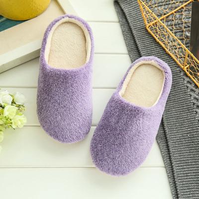 Damen Herbst Winter Home Indoor Weichen Boden Hausschuhe Paare Stille Plüsch Nicht-slip Holzboden Baumwolle Hausschuhe Frauen Pantufa