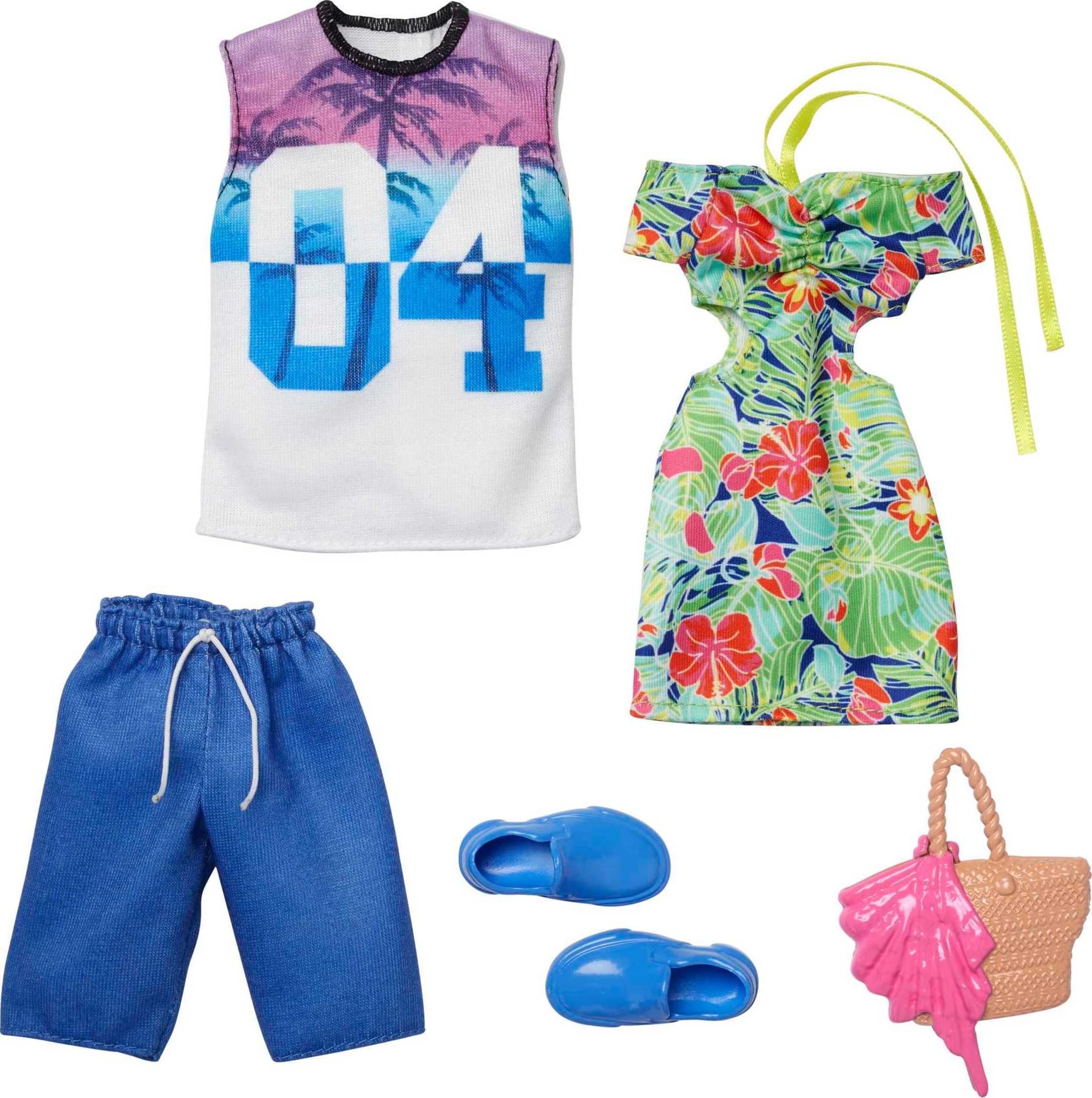 Barbie and Ken Fashion Pack (Tropical Fashion)