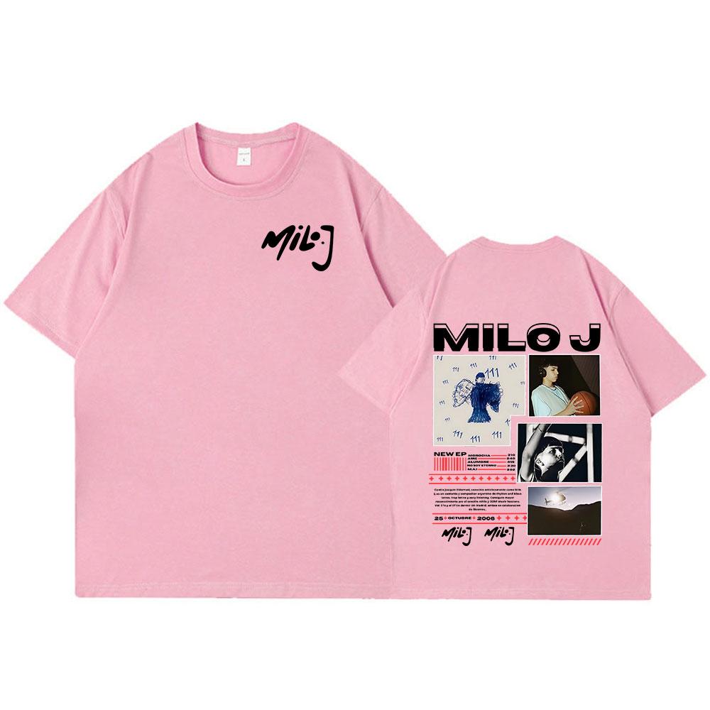 Rapper Milo J 111 166 Album Graphic T Shirt Unisex Women Fashion Hip Hop Tshirt Cotton Oversized Short Sleeve Tshirts Streetwear