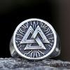 2023 New  316L Stainless Steel Viking Valknut Ring Amulet  For Man Free Shipping