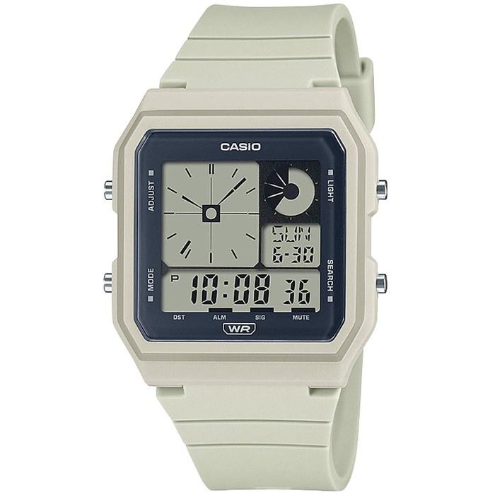Casio Watch Standard LF-20W-1AJF Unisex Ivory Digital/LCD Analog