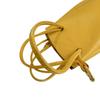 Hermes Purse Leather Vespa Pouch Yellow Leather Used