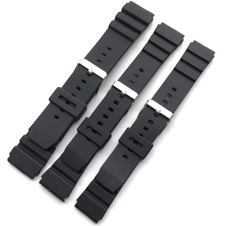 Retro Student Square Watch with Rubber Strap, Universal Pin Buckle, 18-22MM