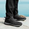 Men's 2025 Winter Velvet-Lined Snow Boots with Thick Soles - Warm Cotton Shoes for Teens In Cold Climates