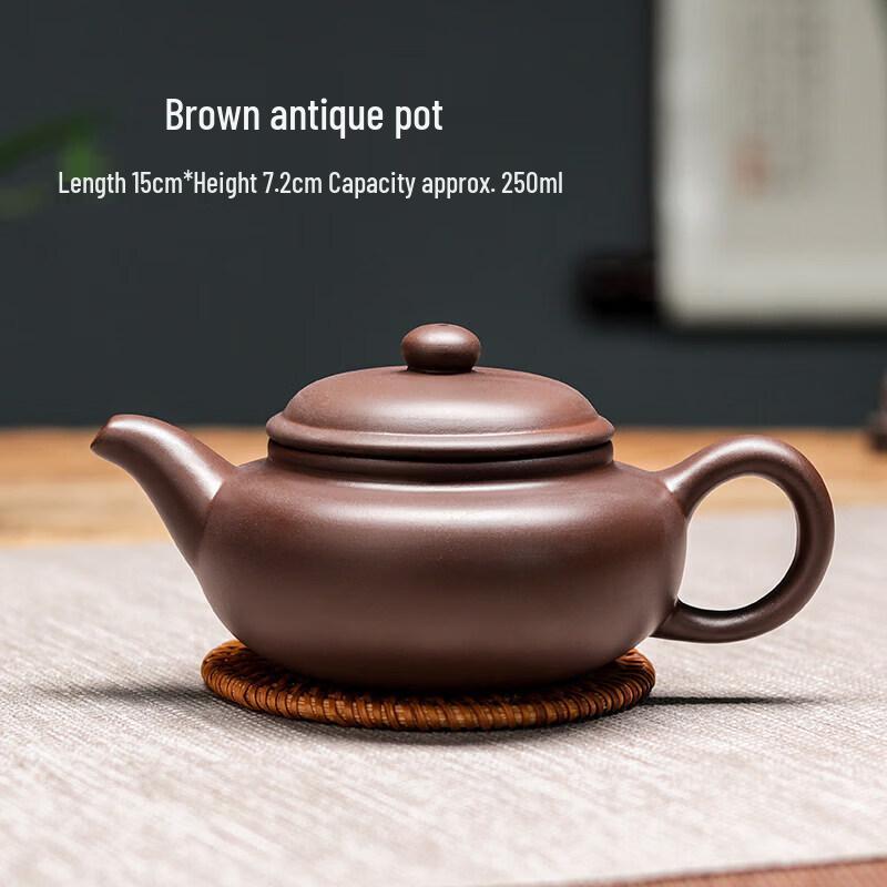 ZISIZ Handmade Yixing Zisha Xishi Teapot
