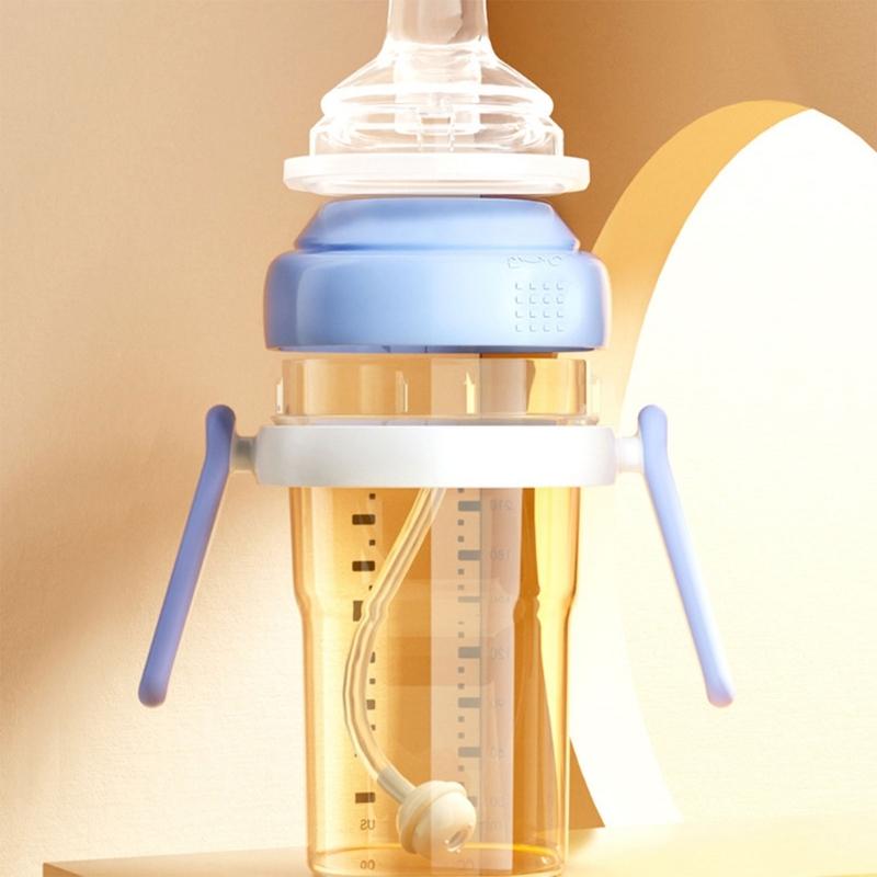 Ergonomic Designs Bottle Handle Practical & Durable Wide Neck Handle Flexible ABS Grip for Feeding for Milk Bottles