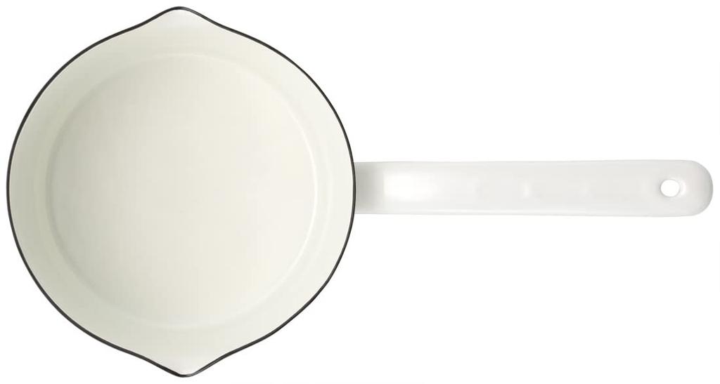 Skater Enamel Milk Sanrio Hello Kitty Tiny Double-Spout Pan, 15cm, 1.2L, & Chum, ENMP1-A