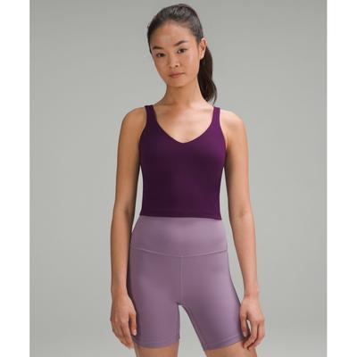 Align  TAnk Top  Light Support  A B Cup drAmAtic mAgentA