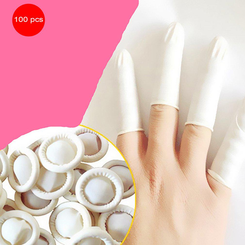 100PCS Non-slip Disposable Fingertips Protector Gloves Rubber Anti-static Latex Finger Cots Fingertips Durable Tool Dropshipping
