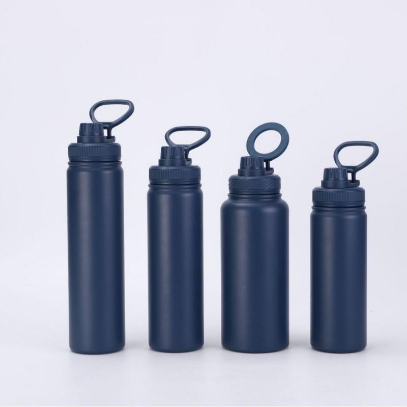 Stainless Steel Vacuum Insulated Thermos Bottle 304 Inner 201 Outer Large Capacity Travel Mug Outdoor Sports Office