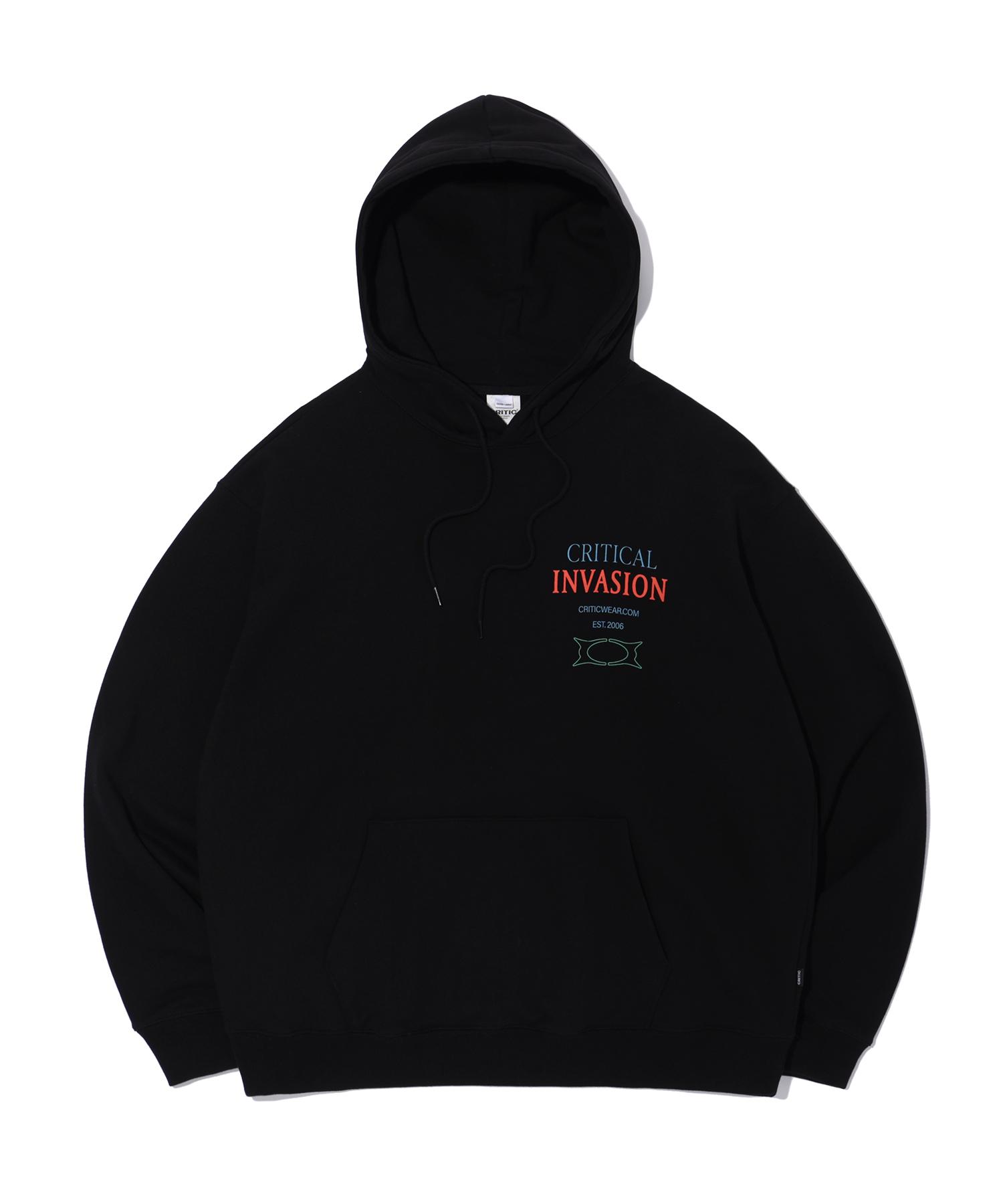 Худи Критик Инвейжн Черное Black/L