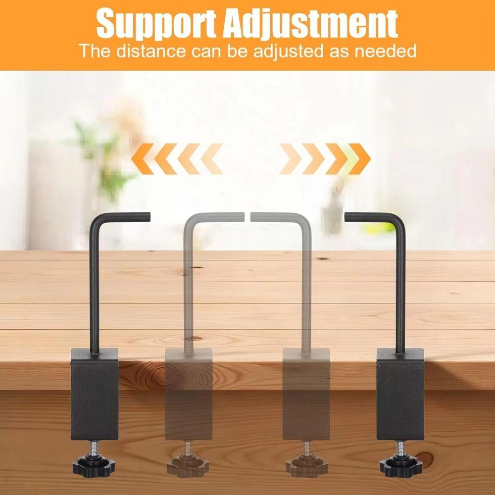 Adjustable Paper Roll Holder Clamp Mount Craft Paper Rack Sturdy Tabletop Dispenser  Craft Room