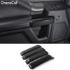 For F-150 Carbon Fiber Inner Door Handle Cover Interior Trim For Ford F150 15-20