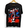 Trend Summer  Cosplay Neutral Black and White Tengen Toppa T-shirt Gurren Lagann Kamina Anime Manga Black Gifts Shirt All Sizes