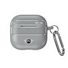 Carbon Fiber Earphone Case Bluetooth Headset Shell For Airpods 1/2/3/4/Pro With Carabiner Keychain For BMW Mini Cooper One JCW