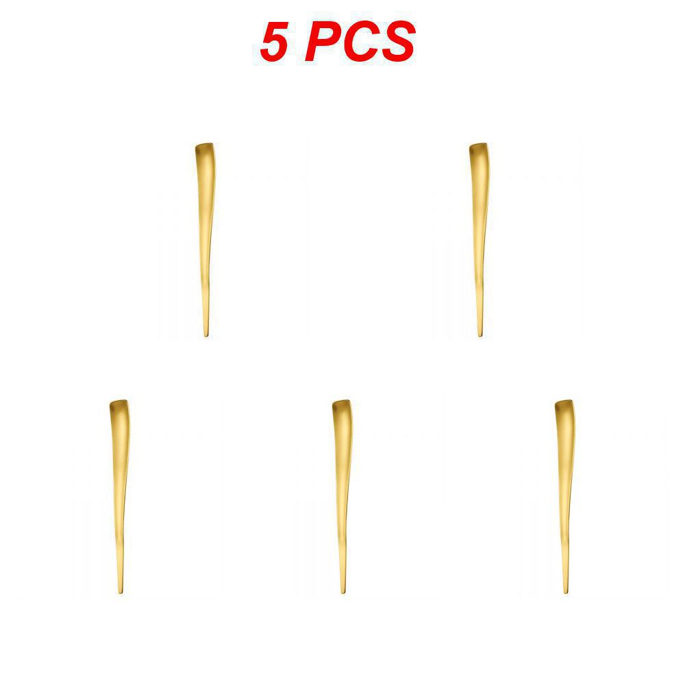 

1/3/5 шт. Кофейная ложка креативная из нержавеющей стали маленькая ложка чайная ложка с плоским дном кофейные ложки