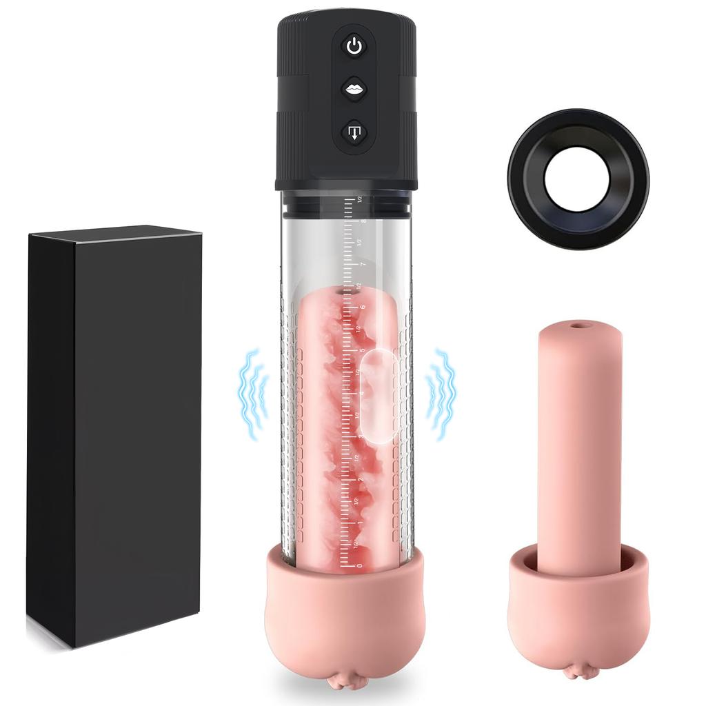 Electric Penis Pump for Enlargement Man Vacuum Pump Enlargement Extend Pump Male Masturbator Penile Bigger Trainer Adult Sex Toy