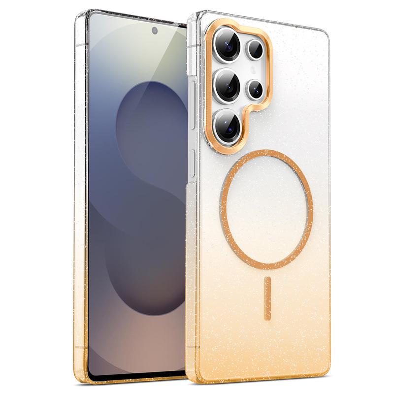 Samsung S25/S24 Edge PC Glitter Magnetic Phone Case for A36/A56, A16/A32 Models