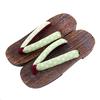 Geta Burnt [KYOETSU] Clogs, Dull, Paulownia, Women's (3 Khaki, one_size)