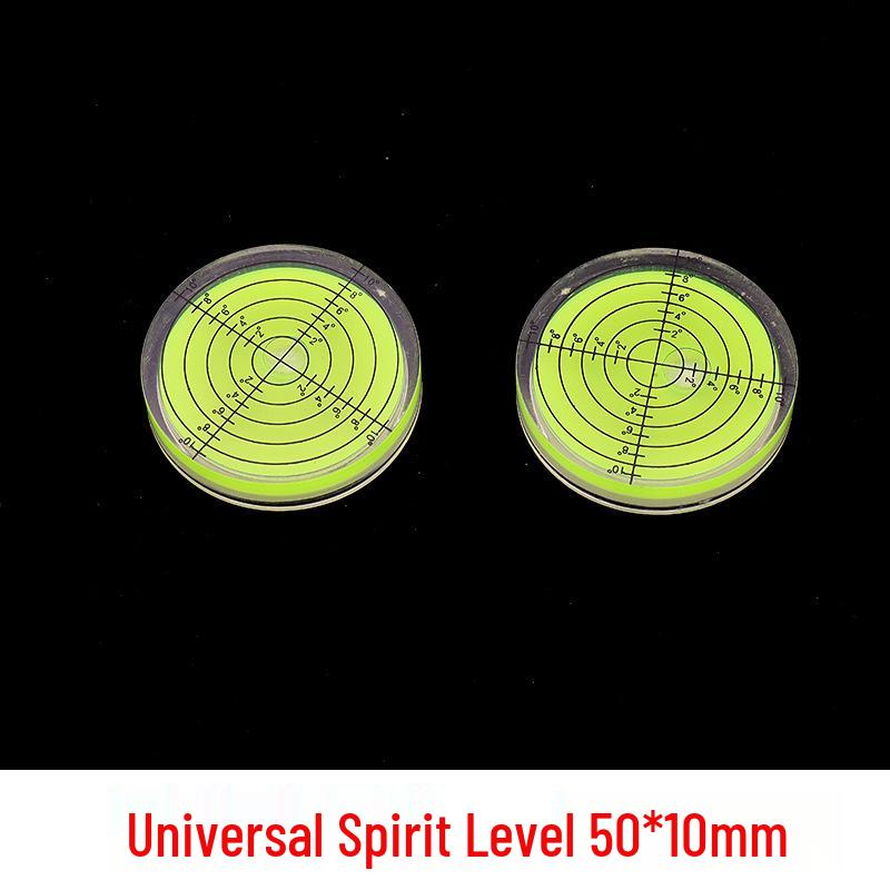 Mini Acrylic Square Bubble Level - Universal Ruler with Single-Line Balance Bead