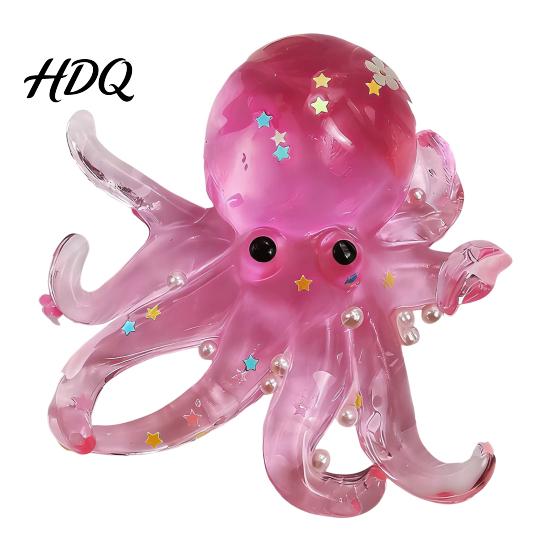 3D Octopus Toy Mini Squeeze Anxiety Stress Relief Relaxation Hand Soft Stretchy Sea Animal Sensory Party Favors Ball