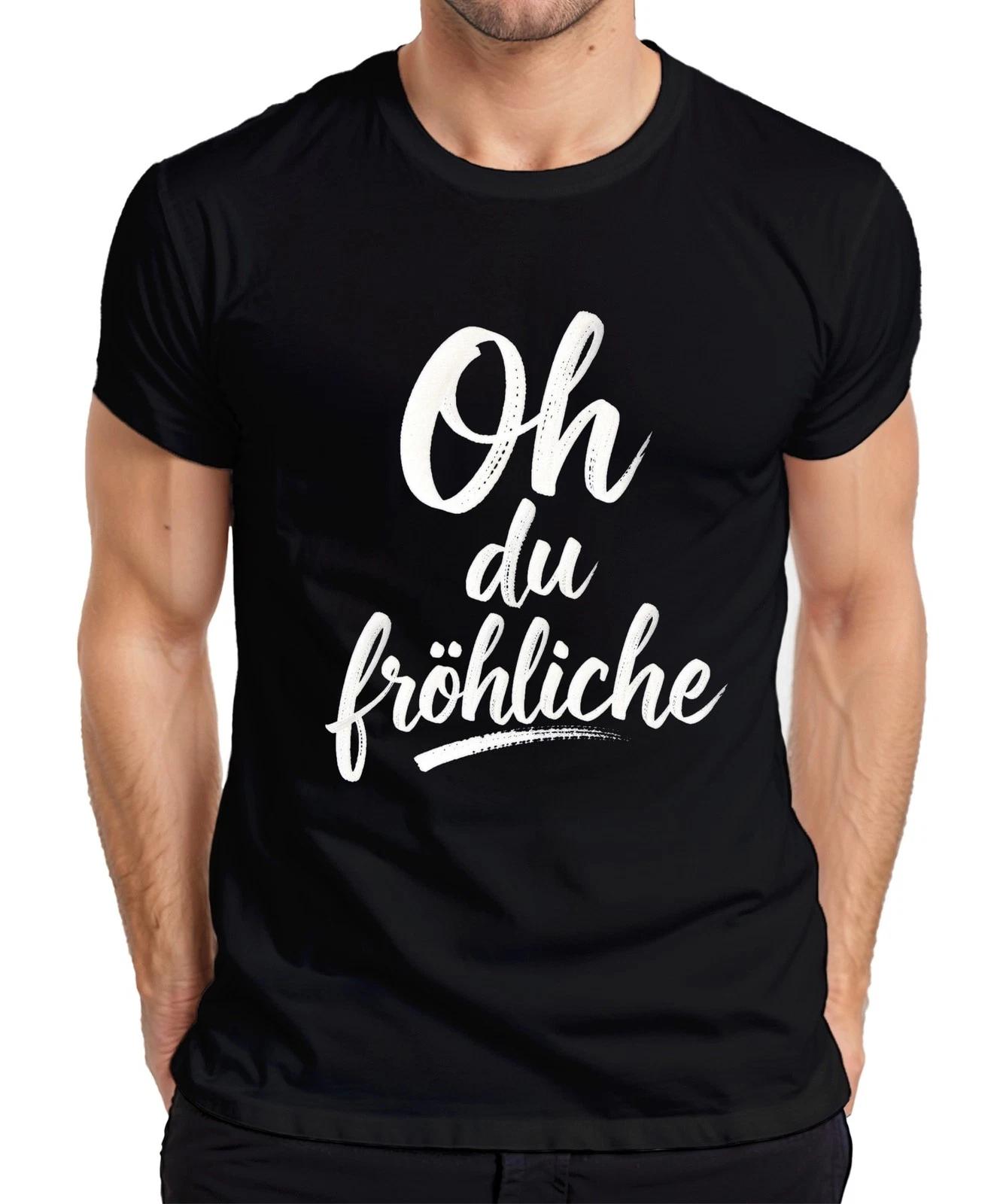 Oh du fröhliche Weihnachten Handlettering Kalligrafie Advent Herren T-Shirt XXXXL
