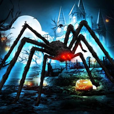 Giant Halloween Glowing Spider Haunted House Halloween Decoration  for Indoor and Outdoor