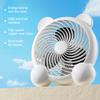 4/7inches Desktop Fan Ultra Quiet USB Charging Panda Fan for Office Home Portable Dorm Camping Outdoor