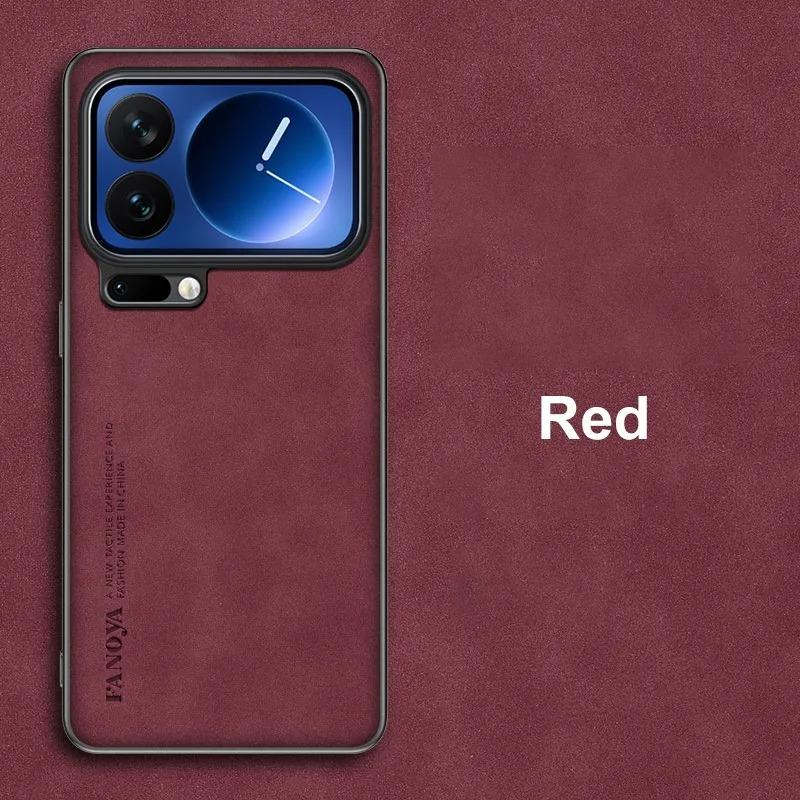 EUCAGR For Xiaomi Mi 17 Pro Max Case Luxury PU Leather Phone Case For Xiaomi 17 Ultra 17 Pro Mi17 Back Cover Silicone Protection
