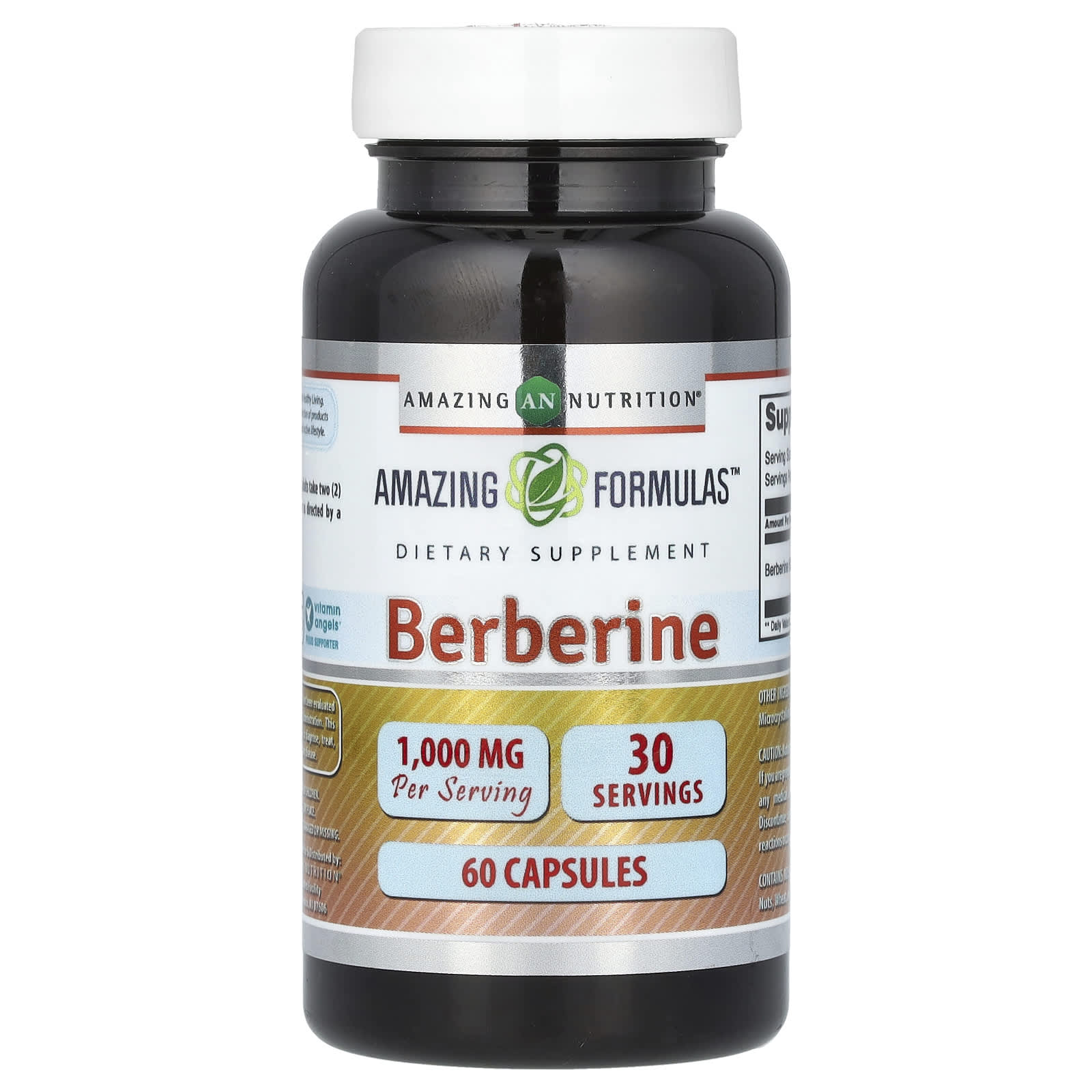 

Berberine, 60 capsules (500 mg per capsule)