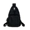 Versatile Women's Washed Denim Trendy Crossbody and Shoulder Chest Bag