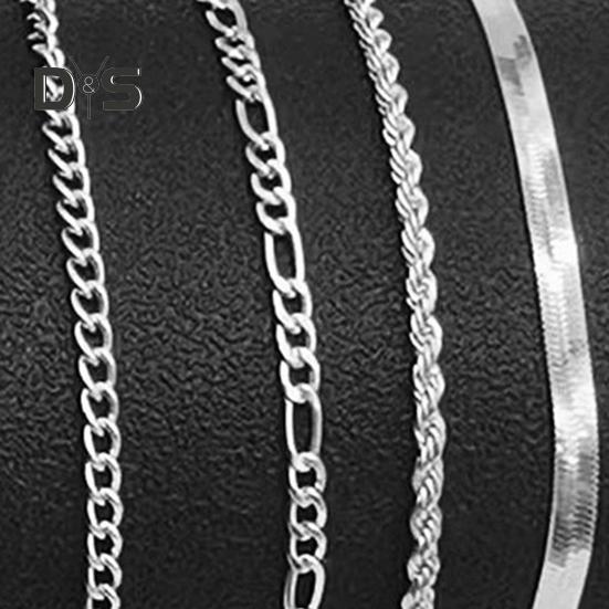 5 stk Damearmbånd Hummerklipslukking Justerbar hul kjede Ensfarget armbånd polert bohemsk stil Daglig slitasje Fest håndleddssmykker