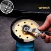 Heavy Duty Multi Functional Angle Grinder Wrench Polished Electroplated Steel Rust Proof Wear Repair Tool for Power Tools Wrench