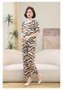 Plus Size Women's Summer Cotton Pajama Set - Short-Sleeved Homewear for Middle-Aged & Elderly