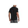 Under Armour Johnson Series American Vintage Bull Head Print Casual Sports Hooded Short Sleeve T-Shirt Men T-Shirt Black 1361719-001