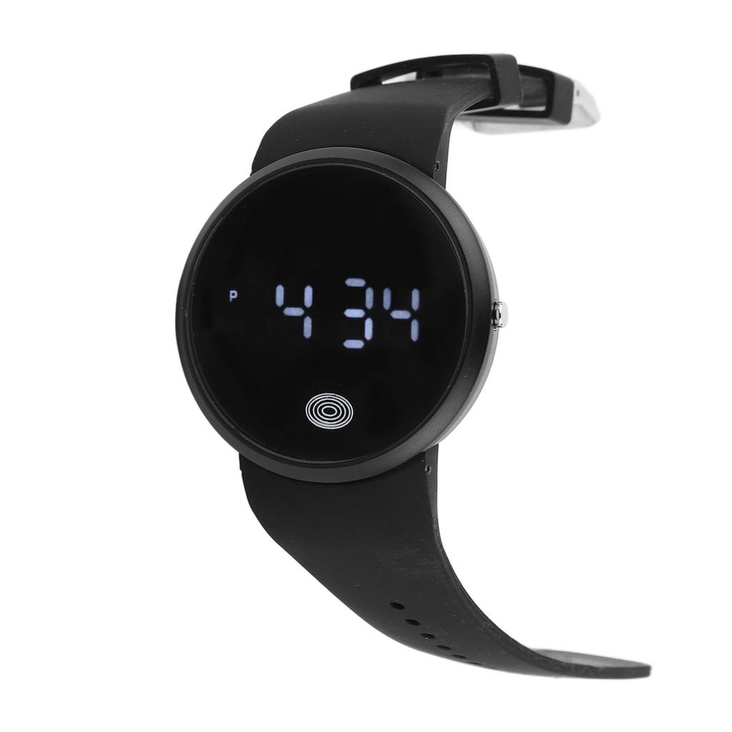 LED Watch Touch Screen Adjustable Stylish Couple Watch for Leisure Sports Business Parties