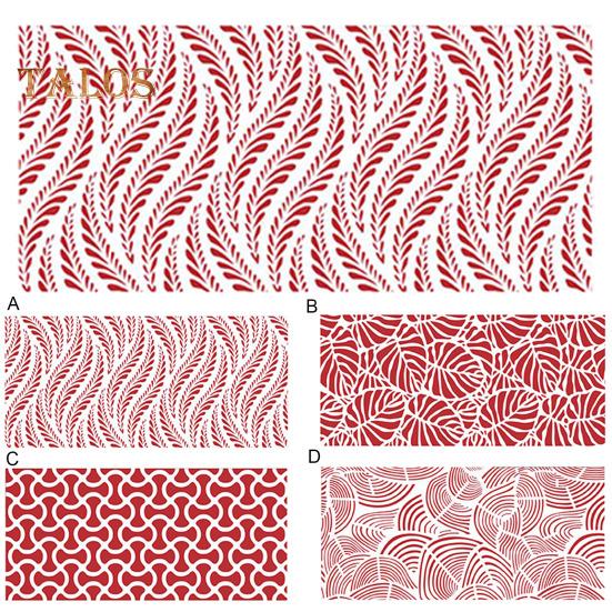 Cake Templates Flexible Wide Application Lightweight Useful Wear Resistant Cake Spray Mold for Home
