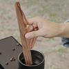 Black Walnut Coffee Stirrer Long Handle Outdoor Camping Pour-over Coffee Stirring Bar Portable Heavy Duty Wooden Mixer Stick Coffee Accessories