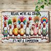 Rules of Life Inspirational Quote Vintage Metal Tin Sign Wall Decor