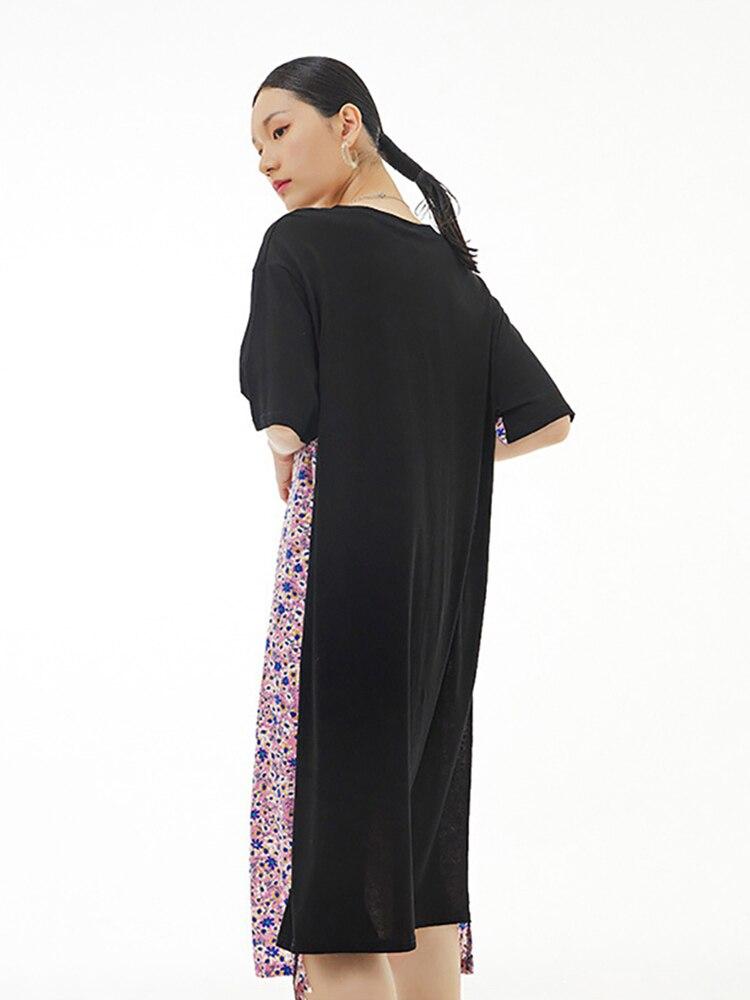 Xitao False Two Pieces Print Dress WMD6336