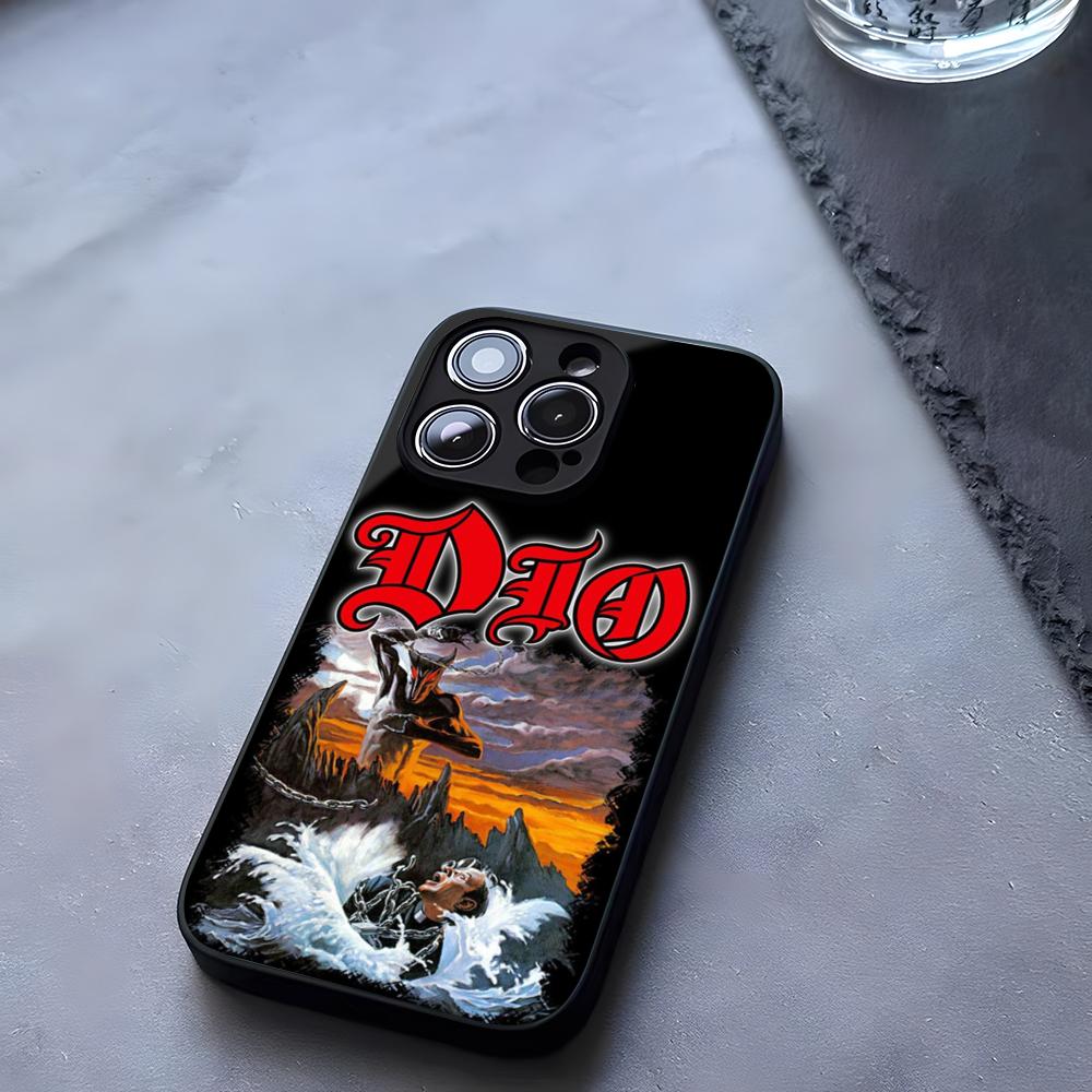 Dios Heavy Metal Phone Case Tempered Glass For IPhone 17 13 14 16 12 15 11 Pro Max Plus Mini X XR SE2020 Coque